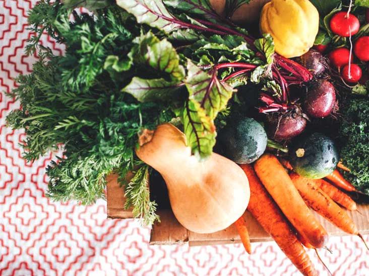 Saisonales Essen im Herbst