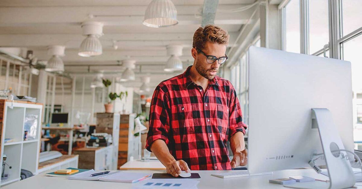 The health benefits of standing vs. sitting