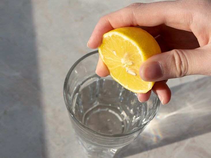 Boiled lemon deals water