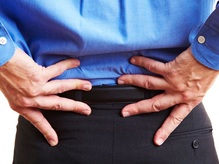 Back pain and frequent urination