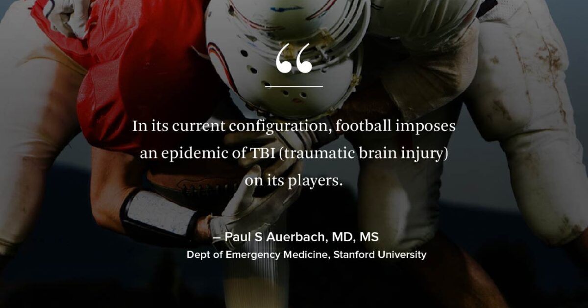 When It Comes To Brain Injury, Authors Say NFL Is In A 'League Of