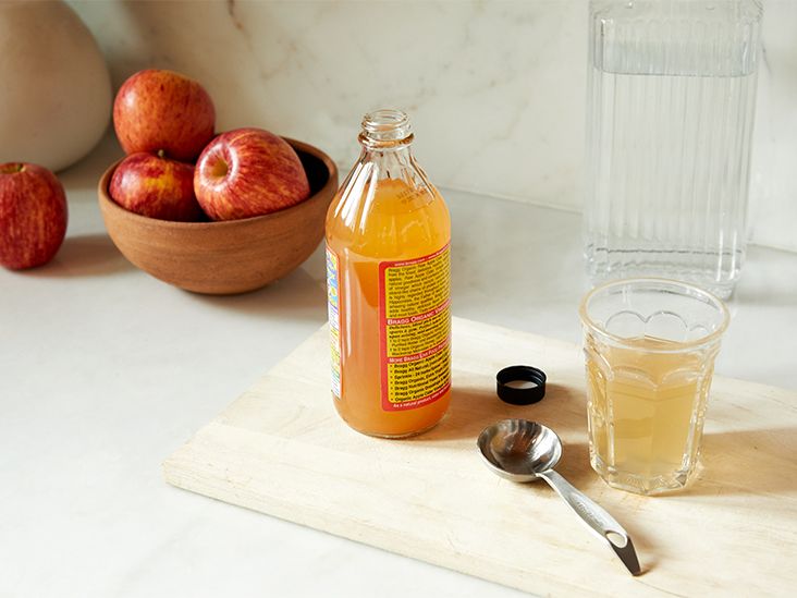 apple cider vinegar before and after