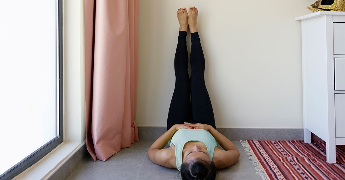 Does the Legs Up the Wall Yoga Pose Promote Weight Loss?