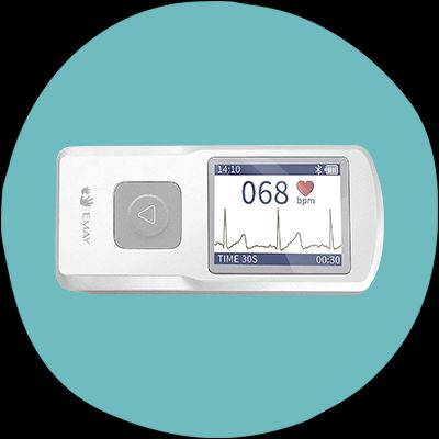 Portable EKG Monitor (Blue) – EMAY