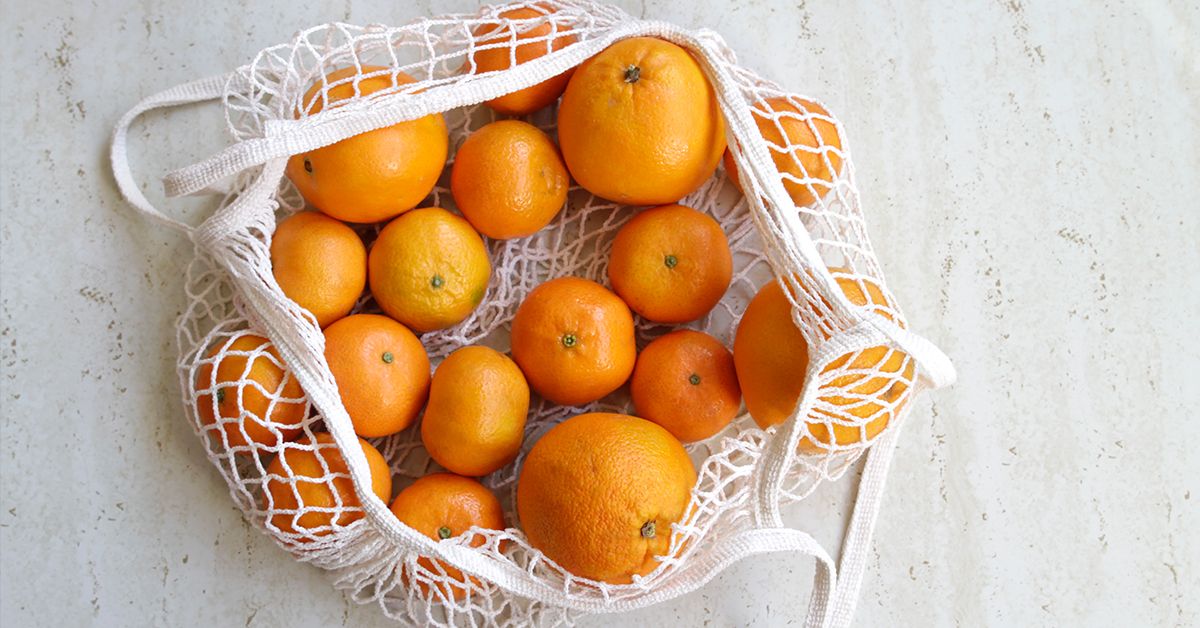 Premium Vector  Simple healthy fresh tangerine orange citrus with
