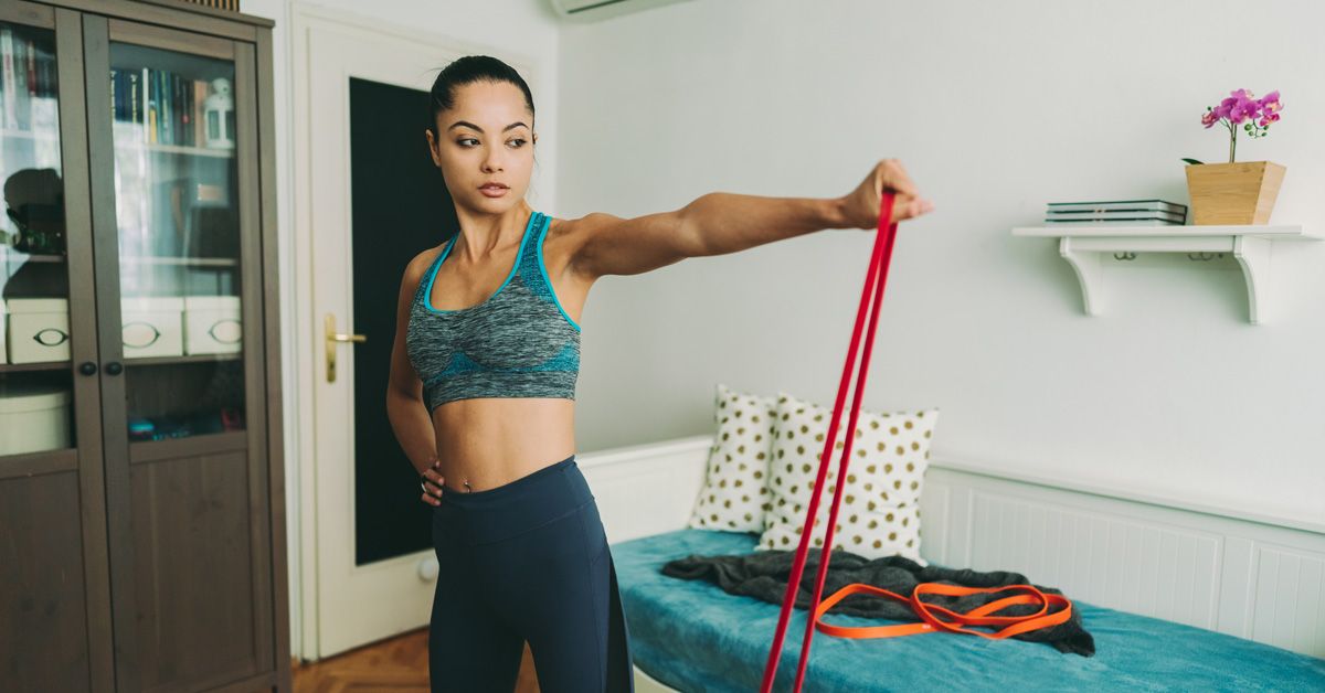 How to use Resistance Band at Home  Home Workouts With Resistance Bands