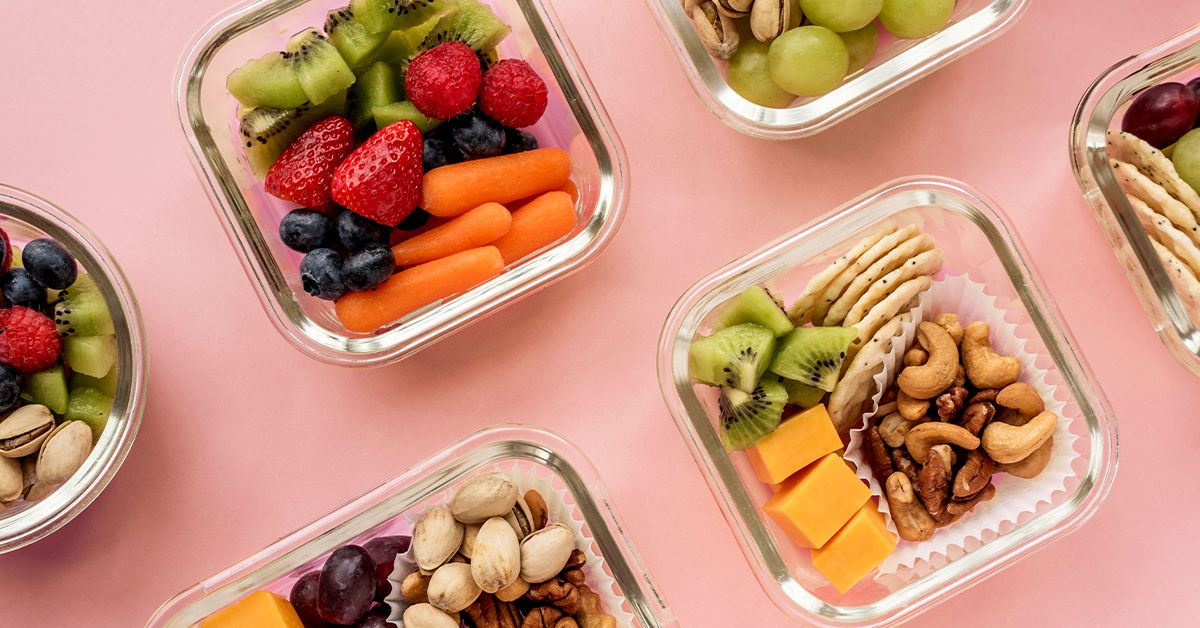 Fit & Fresh Healthy Food Combo Container Set 
