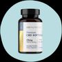 Front of Joy Organics Premium Broad Spectrum CBD Softgels bottle