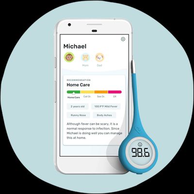 Kinsa QuickCare Smart Digital Thermometer for All Ages