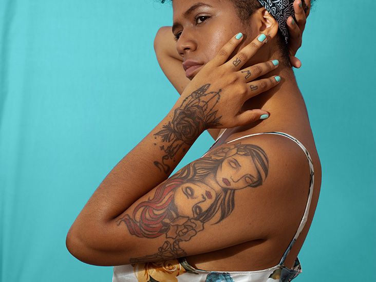 Color Tattoos on Brown Skin Tips Care and What to Know