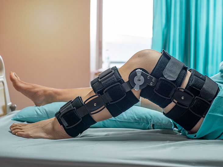 Hinged Knee Brace, Extended Locking Promote Recovery Length Adjust