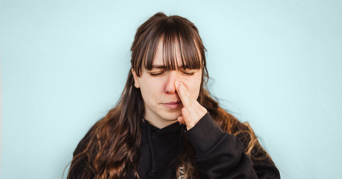 nasal cold sores