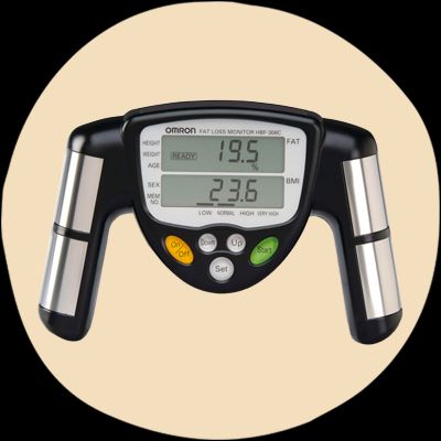  Digital Body Fat Analyzer for Personal Health, Calorie BMI  Measurement, Handheld Digital Body Fat Loss Monitor, Portable Health Monitor  with LCD Screen, Body Fat Tester with Handle for Home : Health & Household