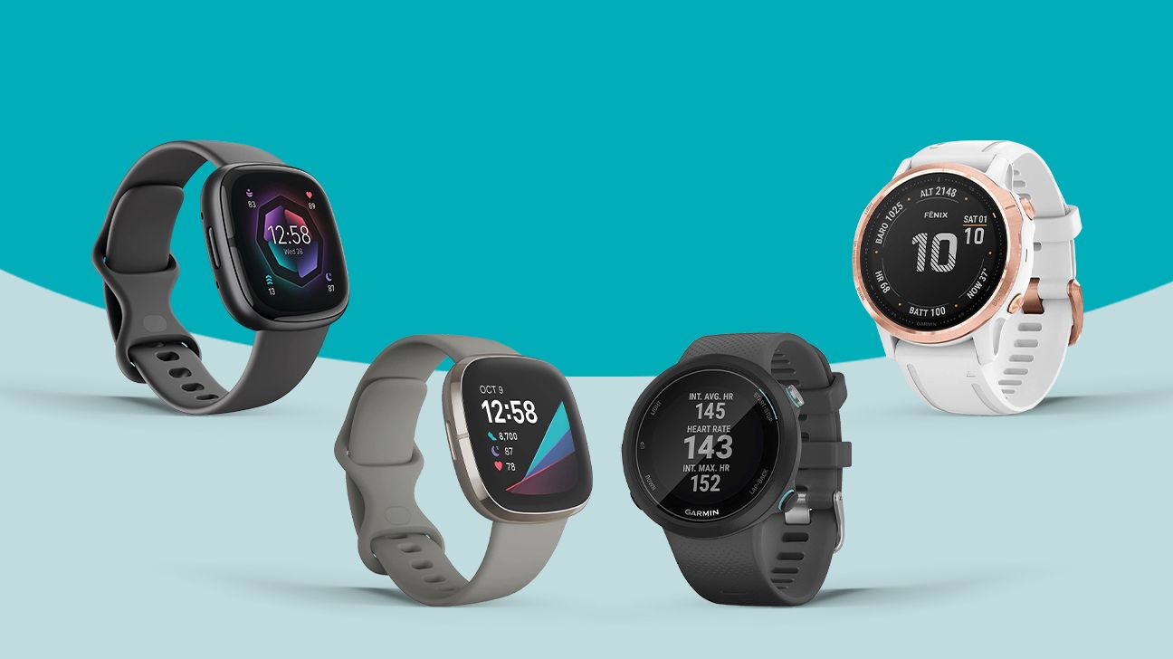 four fitness trackers