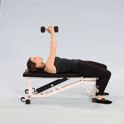 What is the best way to do dumbbell bench presses at home without