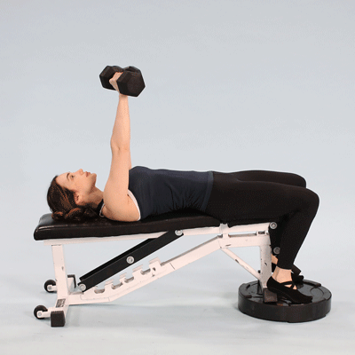 Incline Dumbbell Bench Press - Chest Exercise for Gym , supino