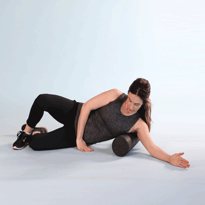 Foam Roller Lat Stretch » Workout Planner