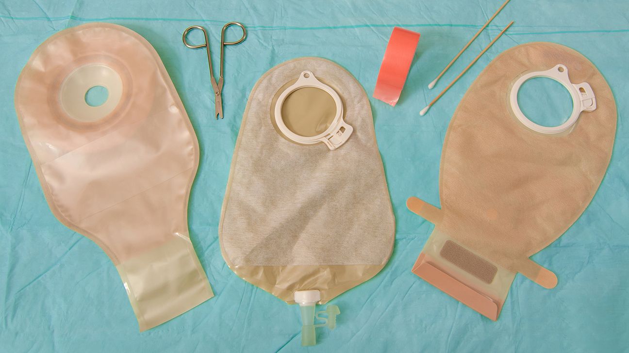 changing a colostomy bag