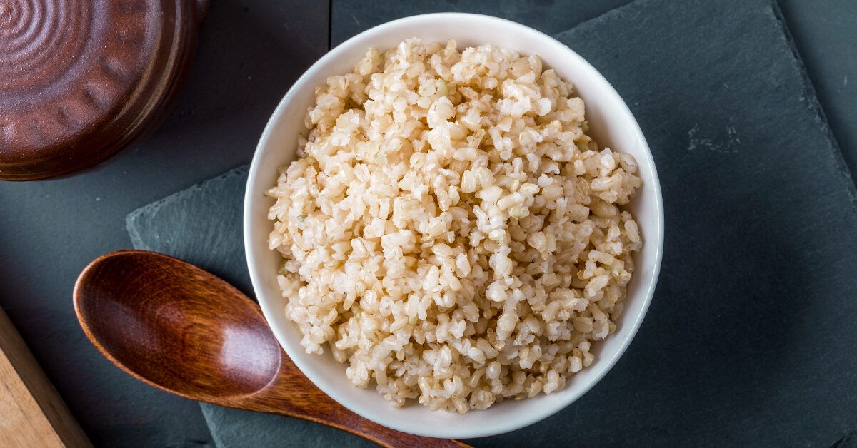 Brown rice for energy