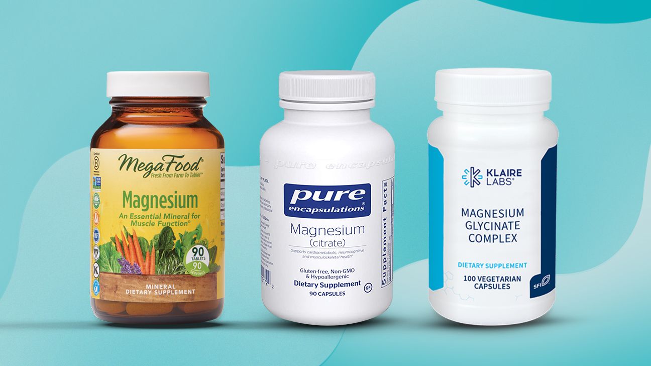MegaFood, Pure Encpasulations, and Klaire Labs magnesium supplements