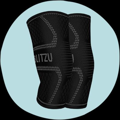 Knee Support Compression Sleeve Brace Patella Arthritis Pain Relief Gym  Sports