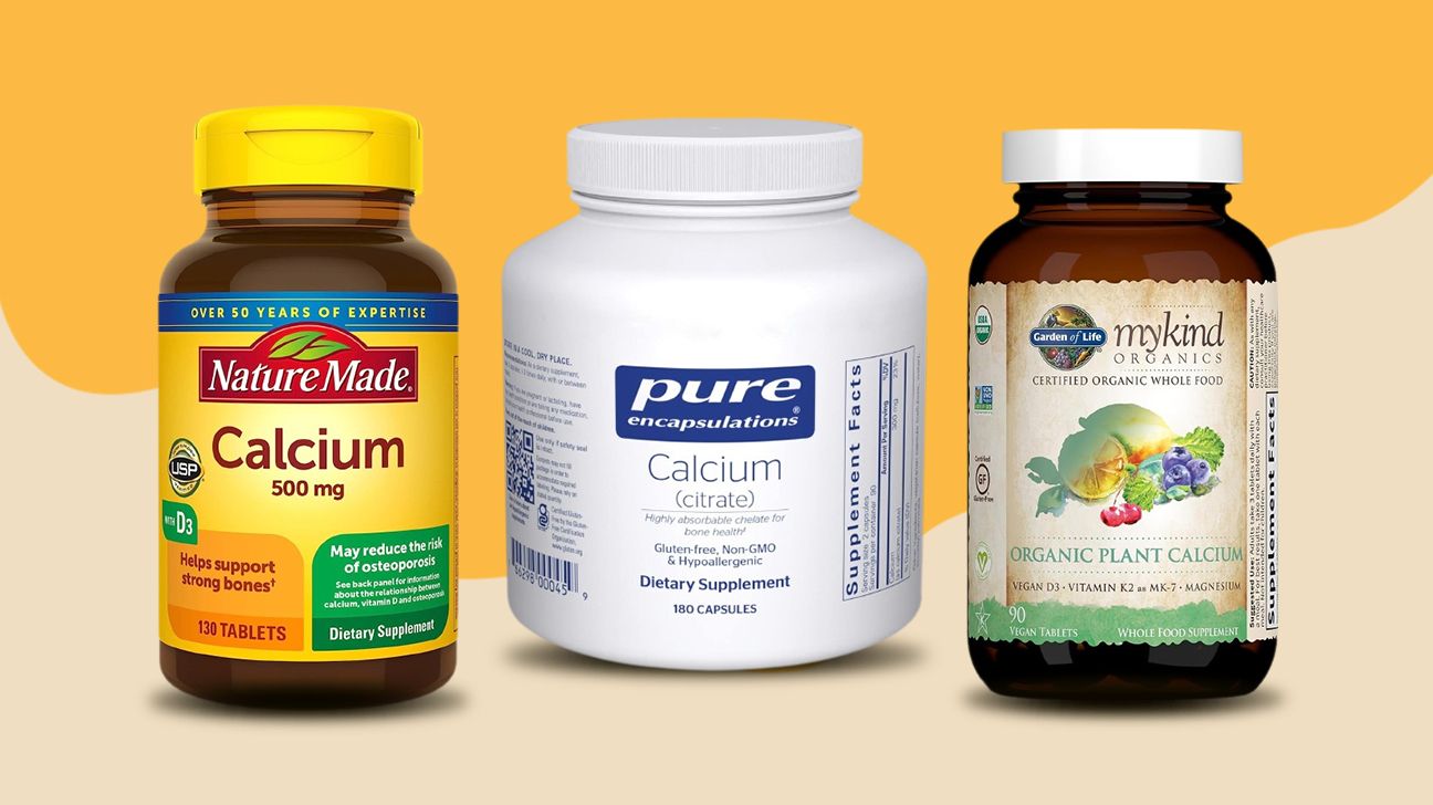 Three of the best calcium supplements, including options from Nature made, Pure Encapsulations, and Garden of Life