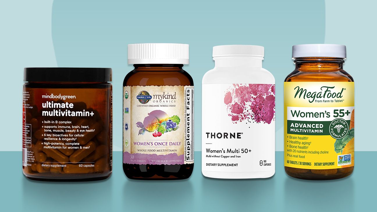 Some of the best multivitamins for women, including options from MindBodyGreen, Garden of Life, Thorne, and MegaFood