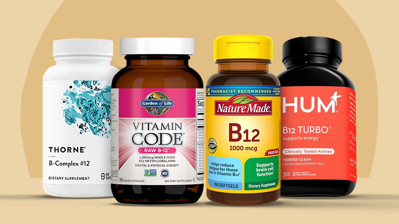 A few of our picks of best B12 vitamins, including options from Thorne, Garden of Life, NatureMade, and HUM
