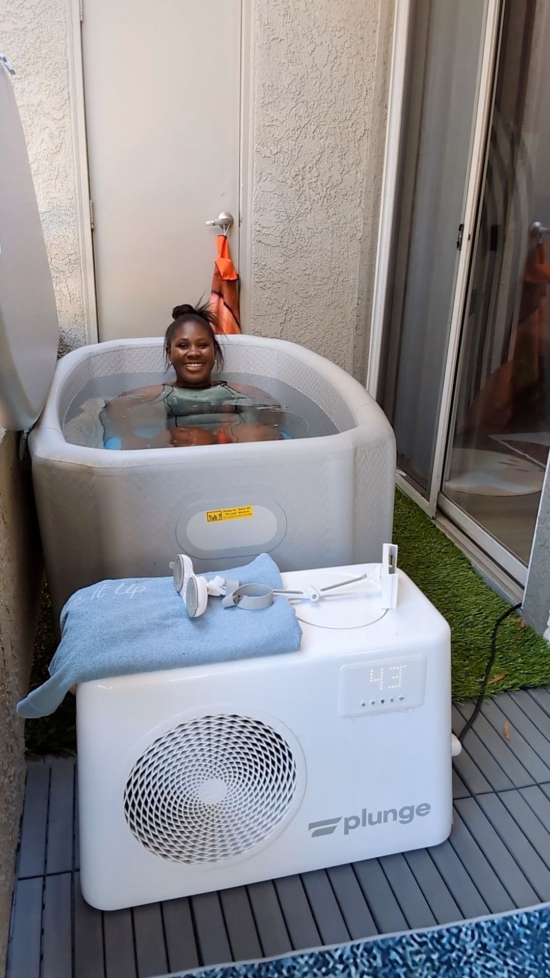 Kristin Currin tests Plunge Air