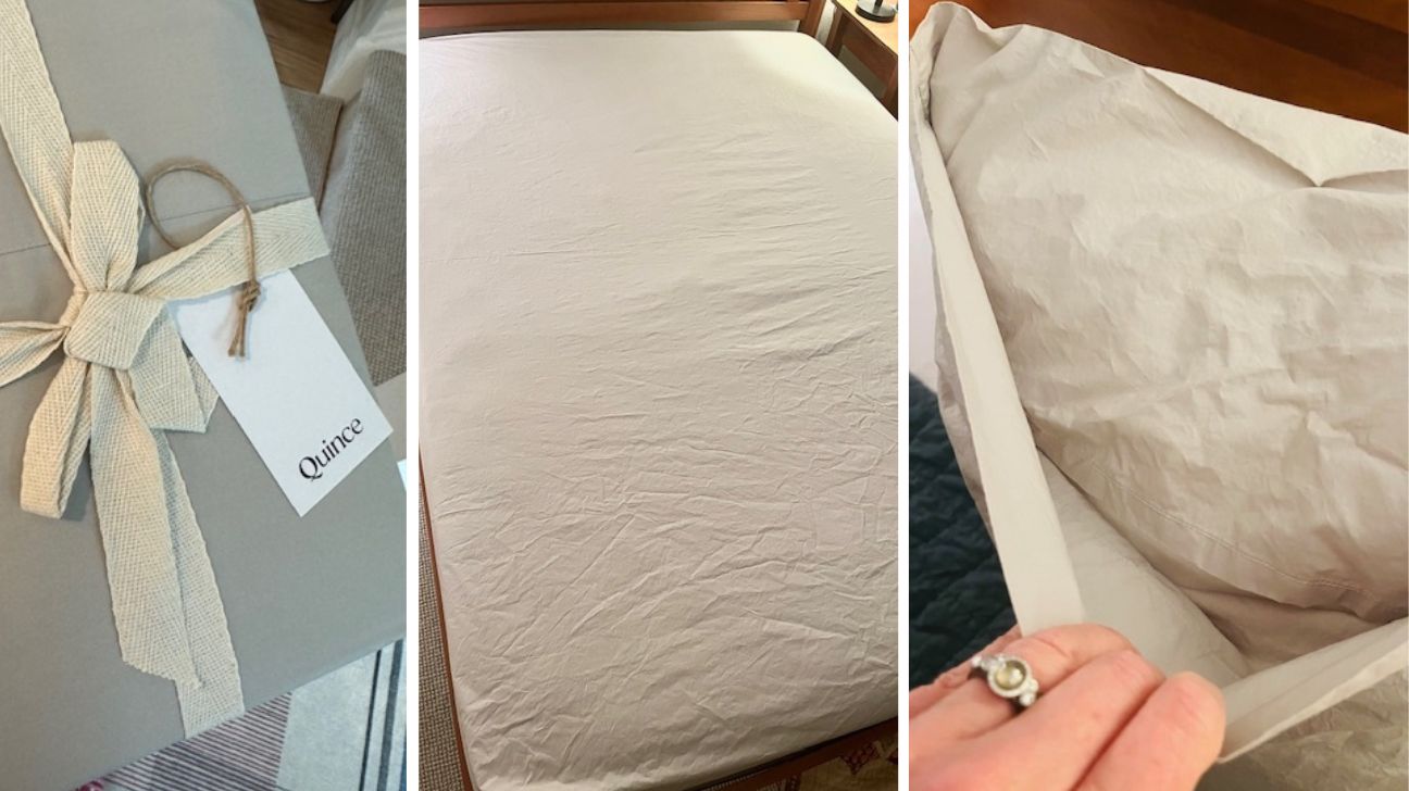 review images after testing Quince Percale sheets