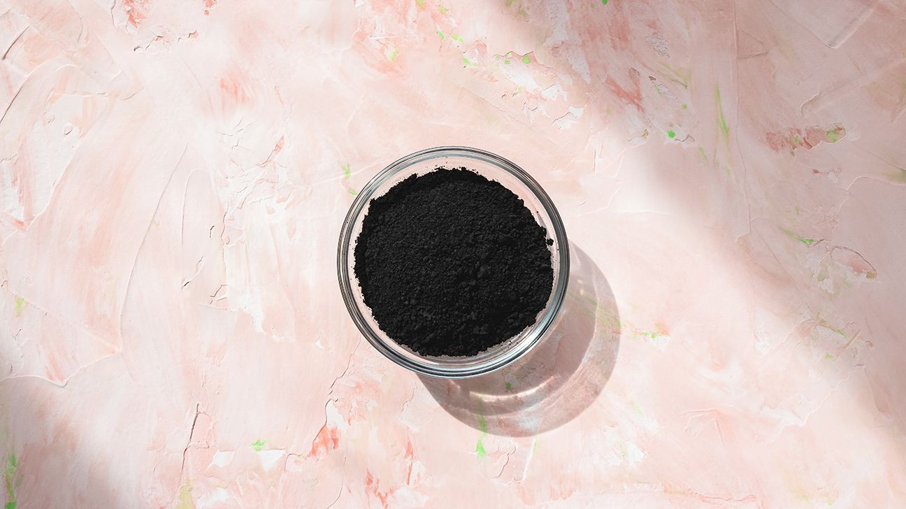 small cup of activated charcoal-1