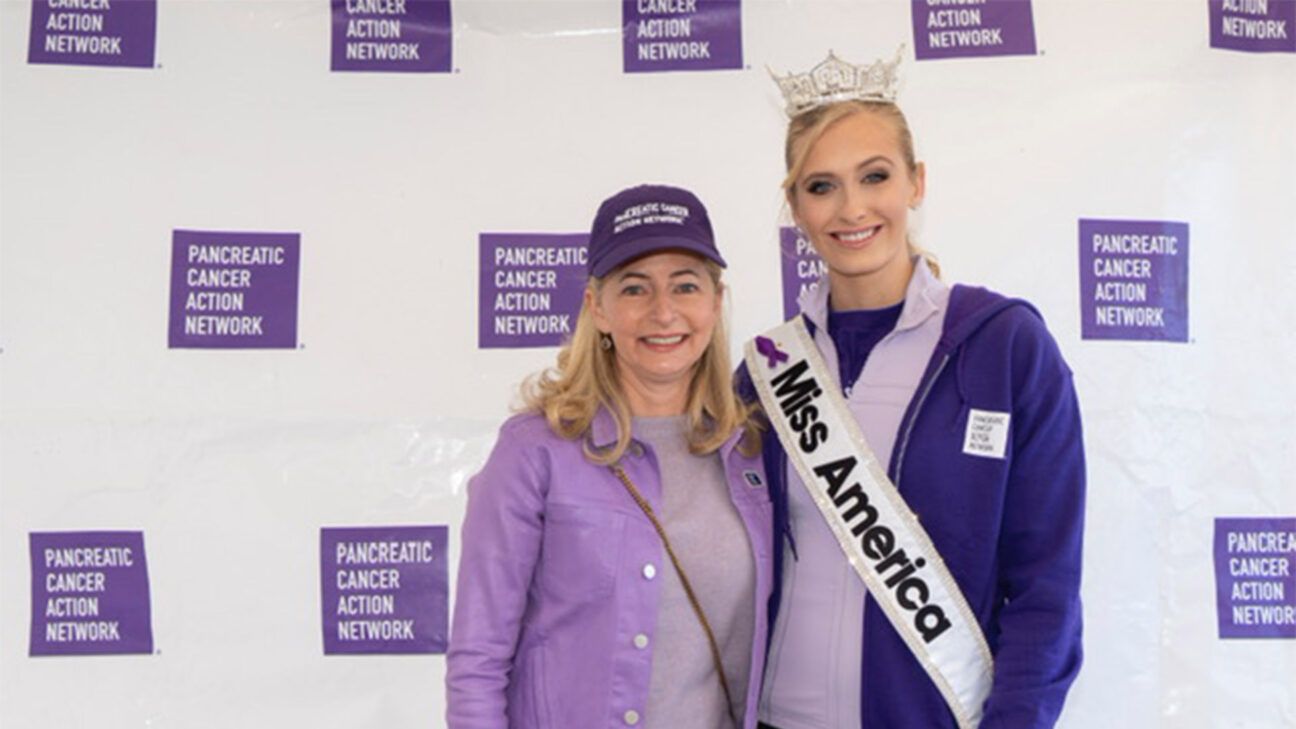 PanCan CEO Julie Fleshman (left) and Miss America Madison March (right).