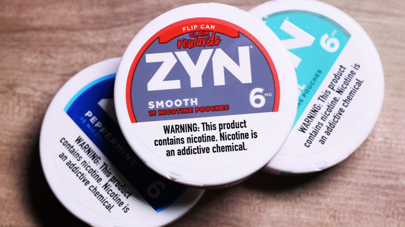 Zyn nicotine pouches.