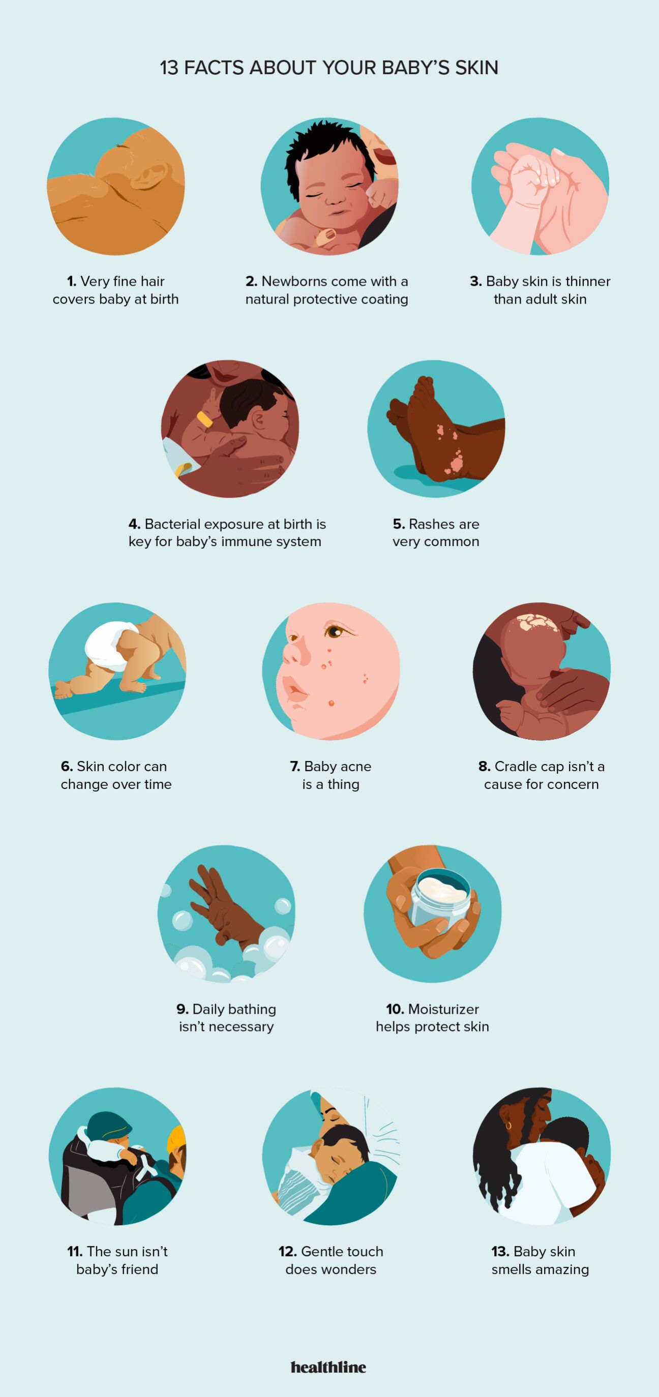 Infographic 13 Must-Know Facts About Your Baby's Skin