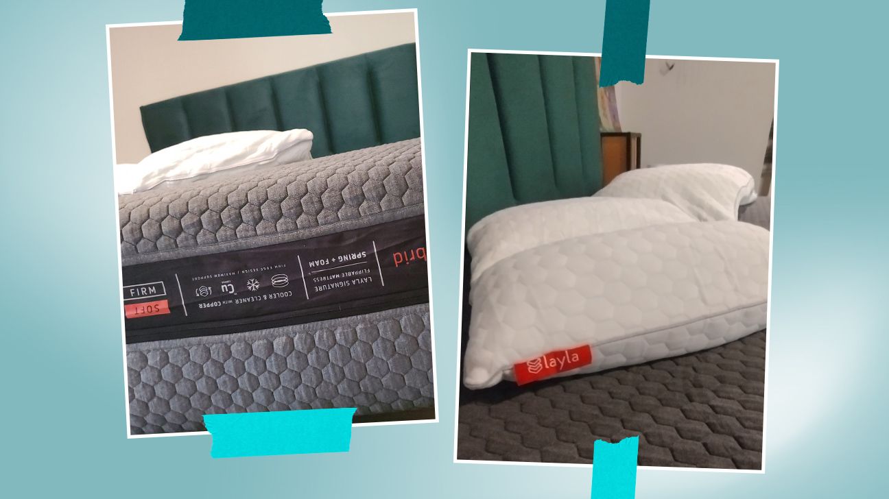 Kristin tries Layla Hybrid Mattress
