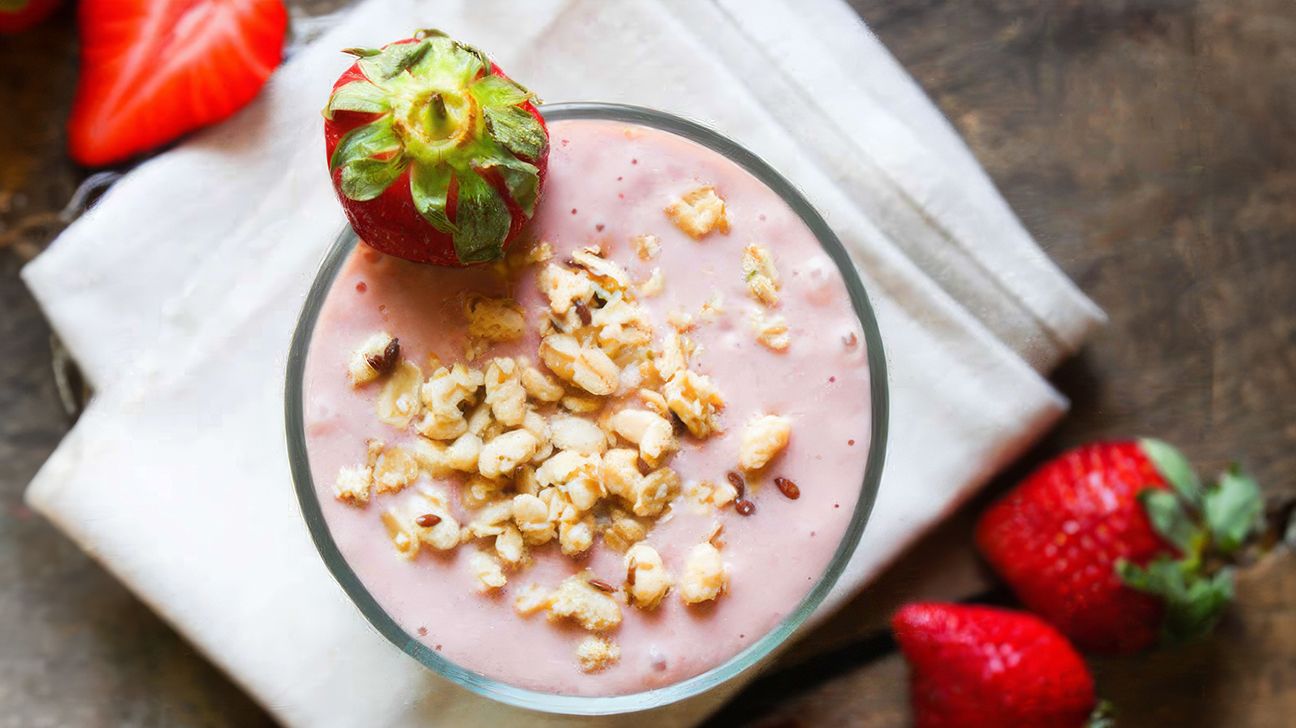 Strawberry cheesecake smoothie