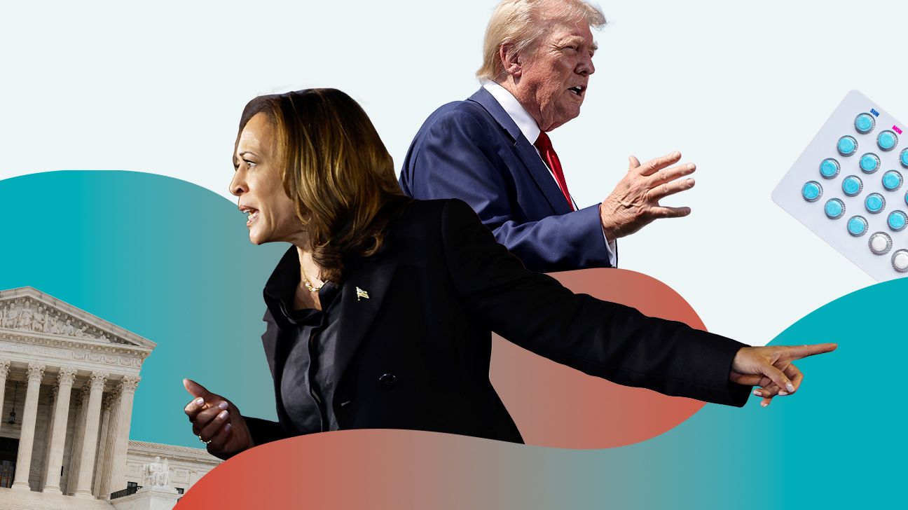 2024 US presidential election candiates Kamala Harris and Donald Trump