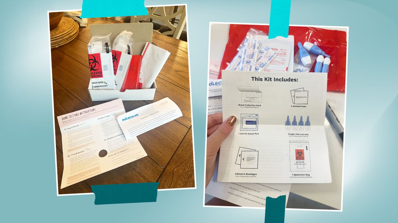 Tester Brook Murad shows off Nurx STD testing