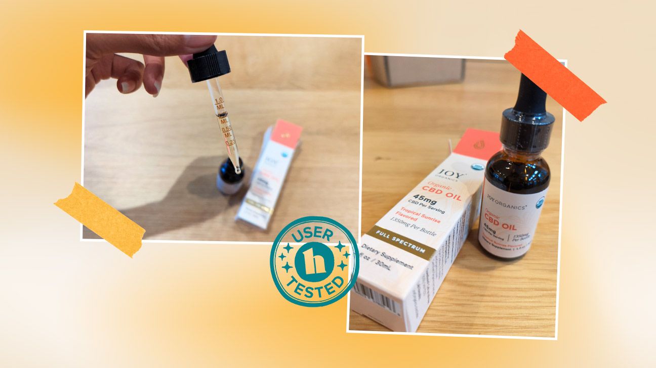 Joy organics CBD oil user tester photo