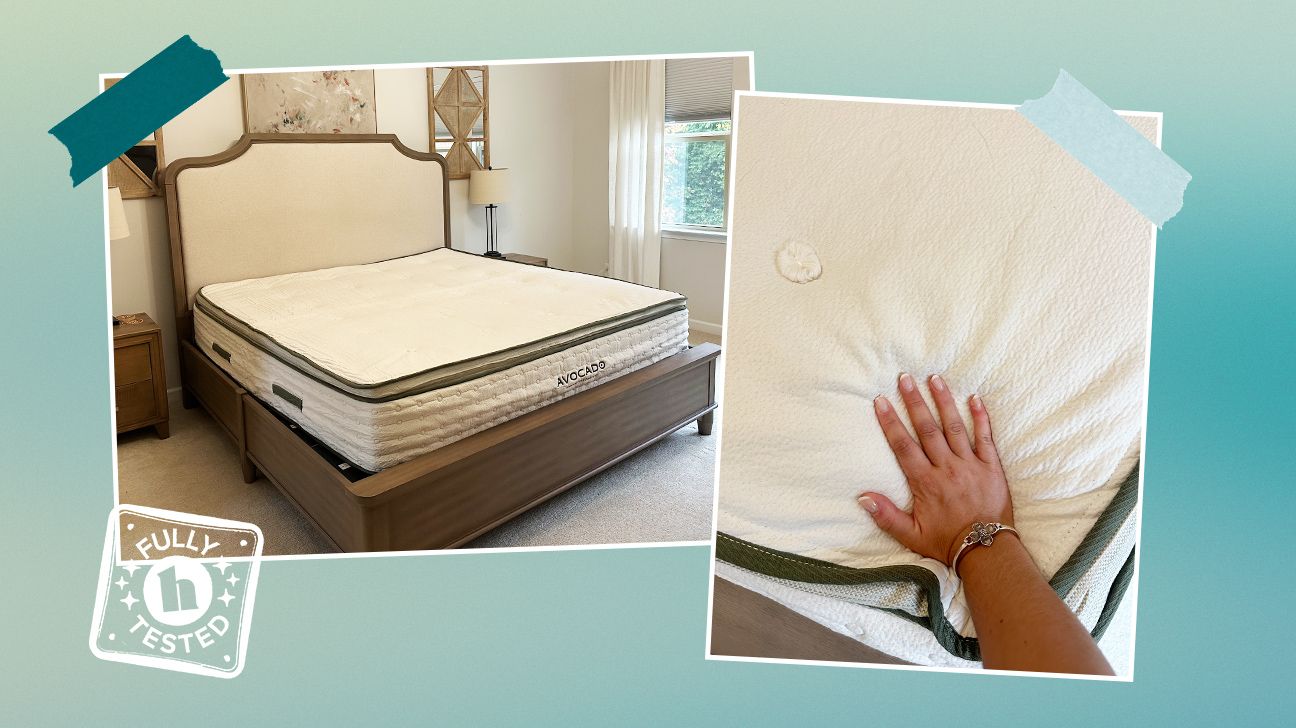 Our tester's images of the Avocado Green Mattress