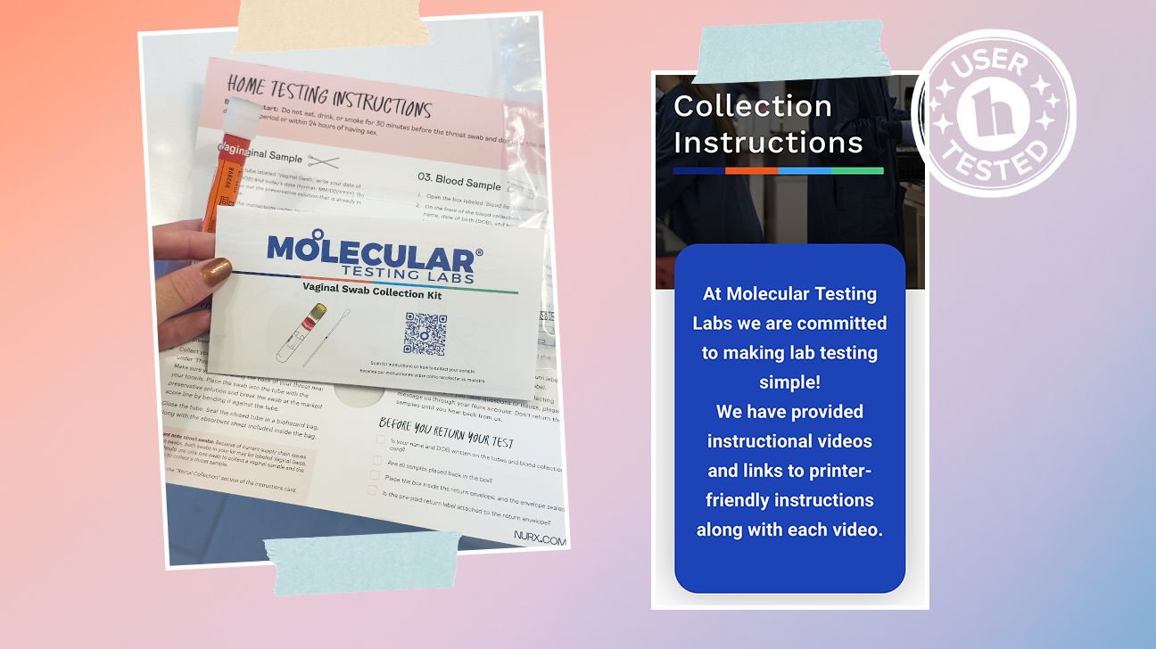 Nurx at-home STD test kit