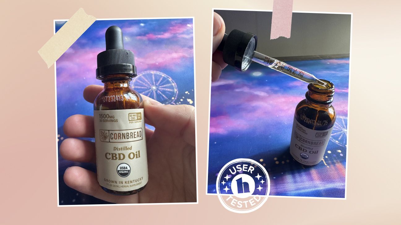 Tester photos of Cornbread CBD oil by Christy Snyder