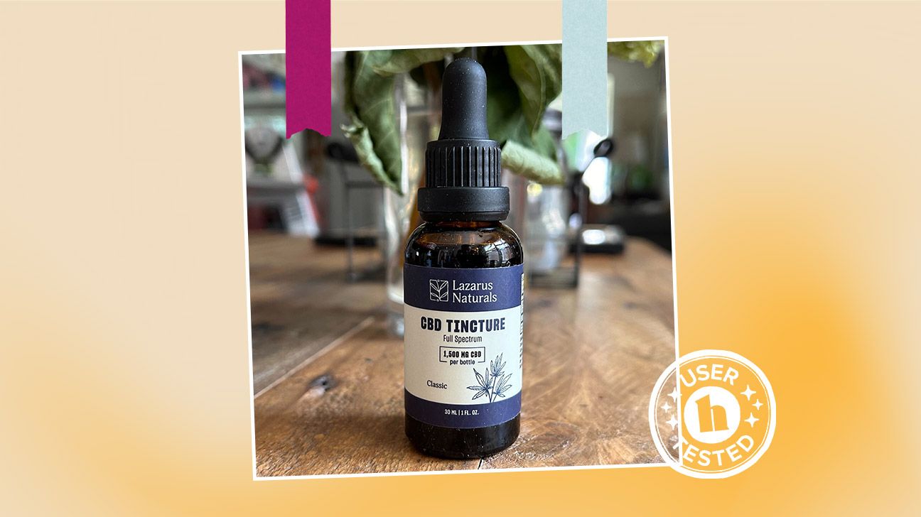 A tester photo of Lazarus Naturals 1,500 mg CBD oil