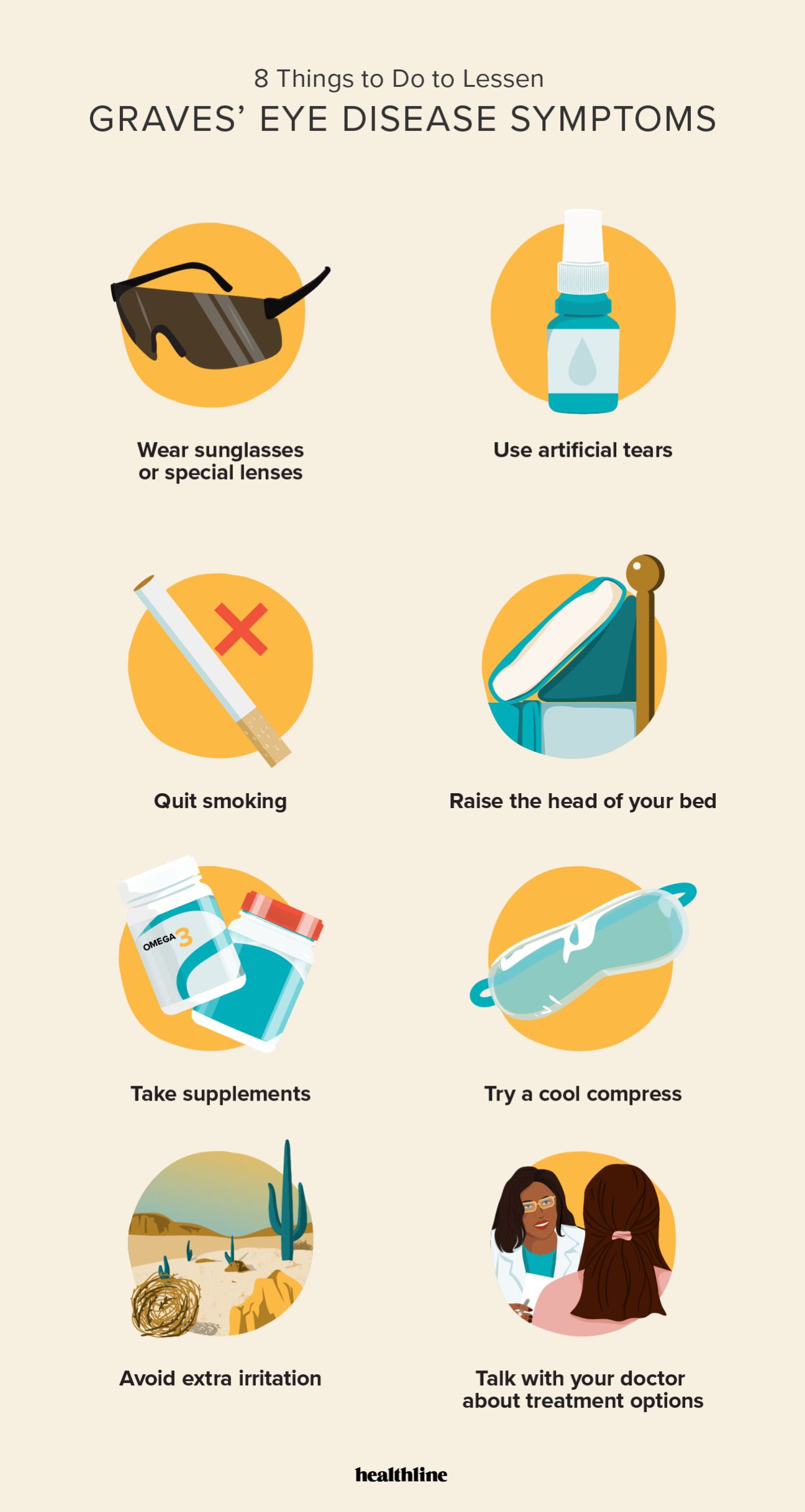8 Things to Do to Lessen Graves' Eye Disease Symptoms