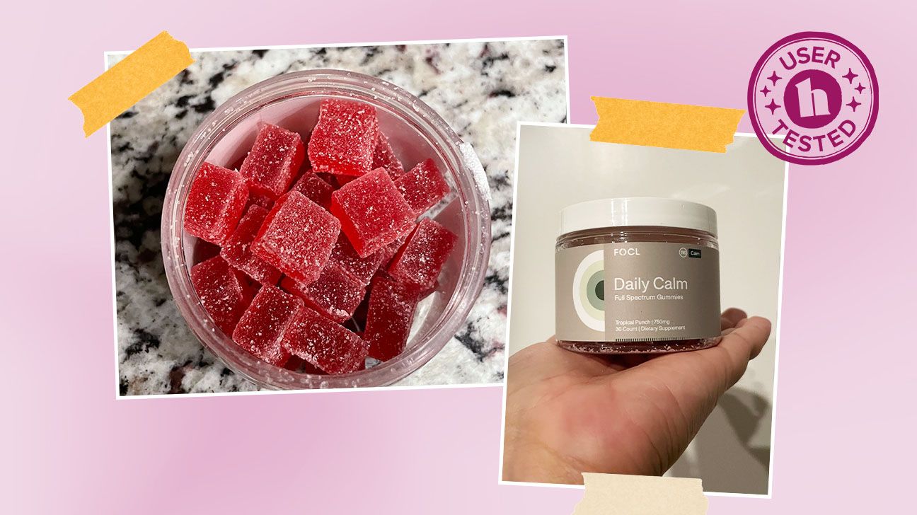 Tester photos of FOCL CBD gummies