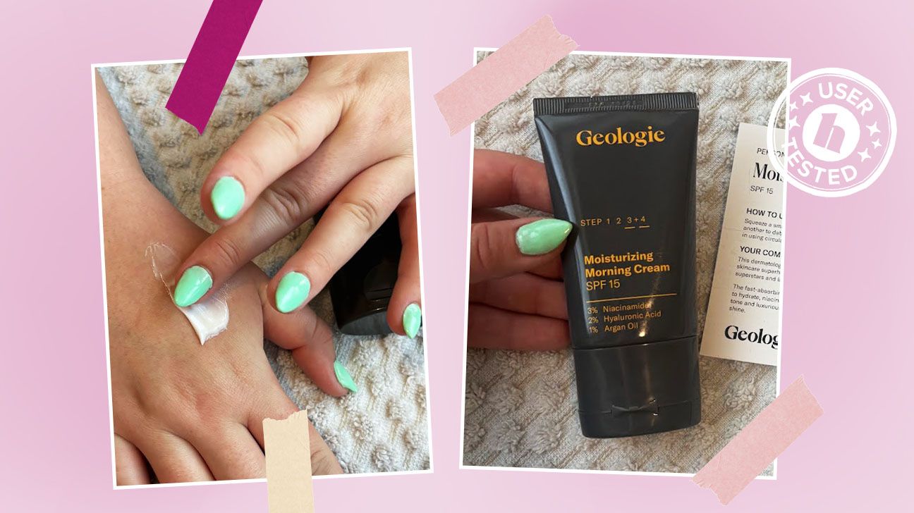Healthline tester image of Geologie morning moisturizer cream