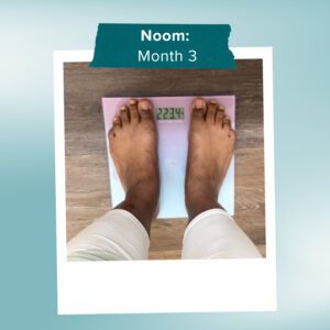 Noom 3-month weigh in with our tester Kim Currin