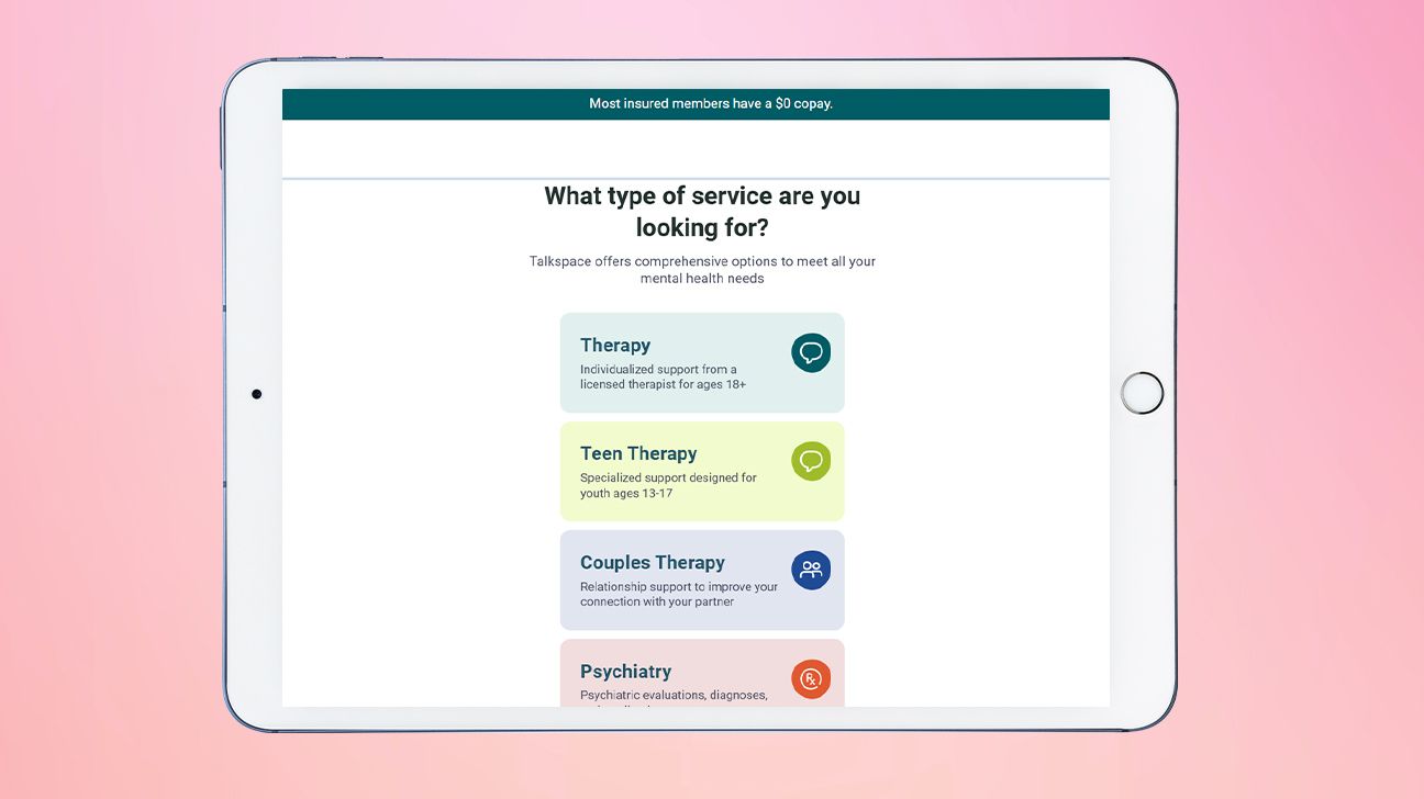 Tester tries Talkspace