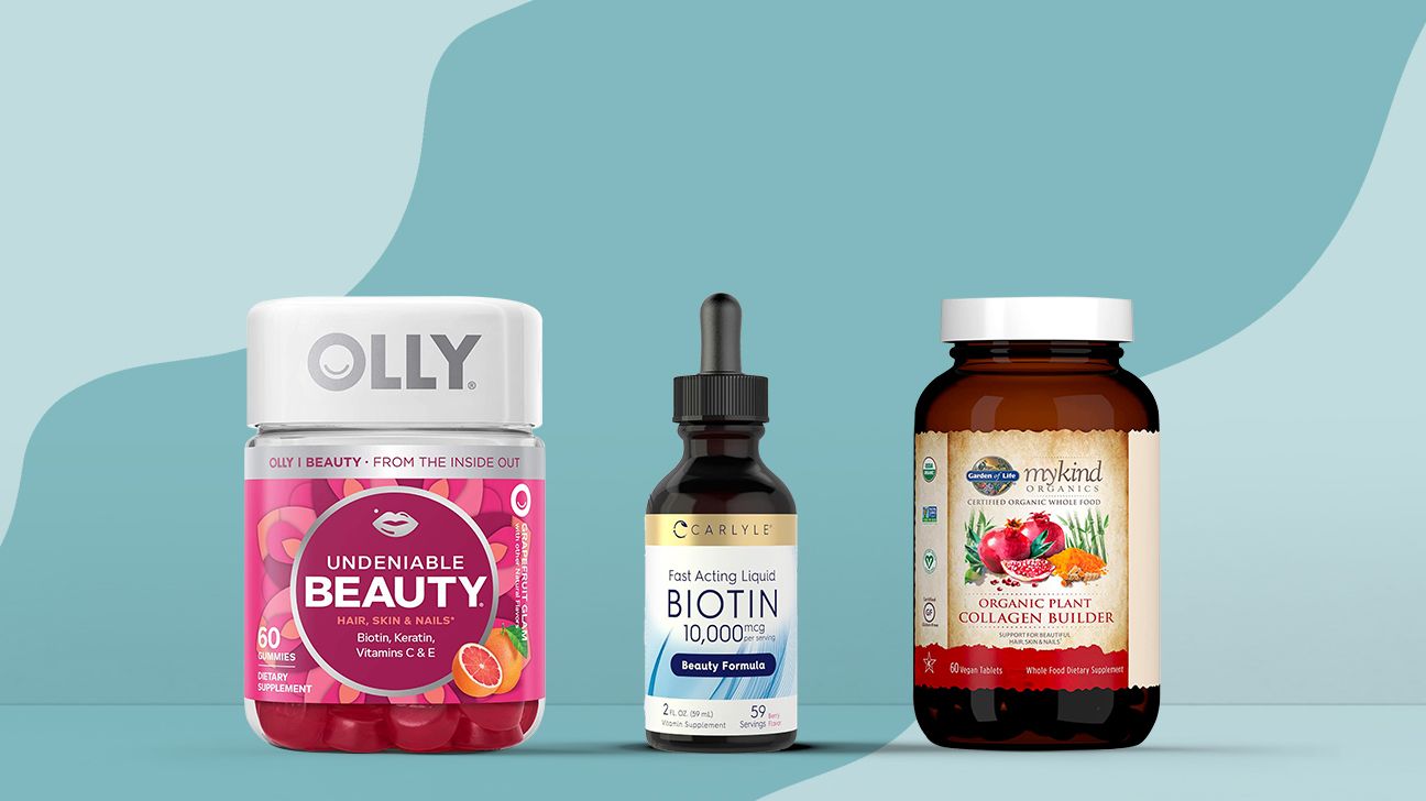 Three of the best biotin supplements, including OLLY Undeniable Beauty, Carlyle Biotin Liquid, and Garden of Life mykind organic