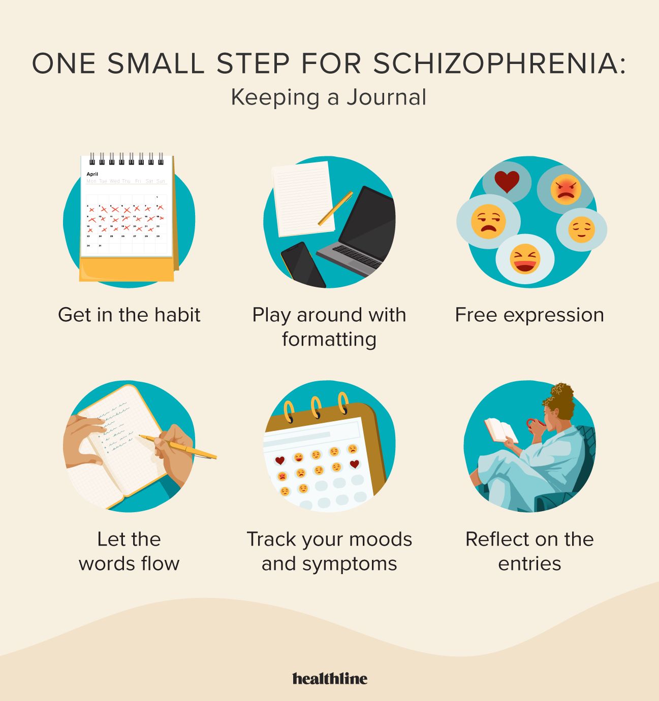 Keeping a journal for schizophrenia